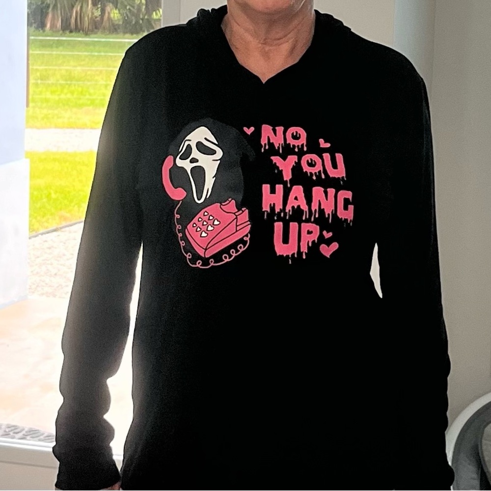 Halloween Long Sleeve Top with Hood